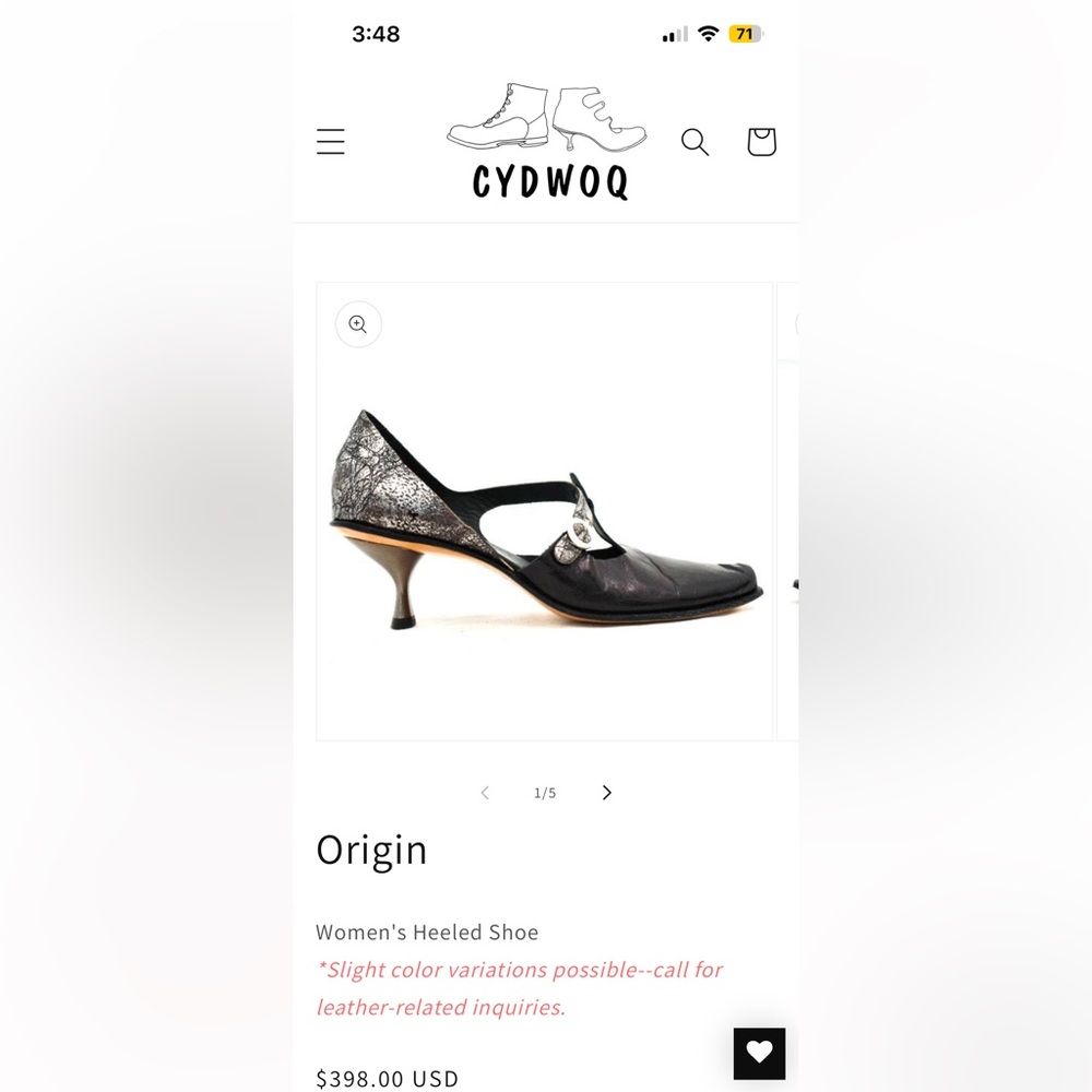 CYDWOQ ORGIN Elegant Black and Brown Women's Shoes 8.5